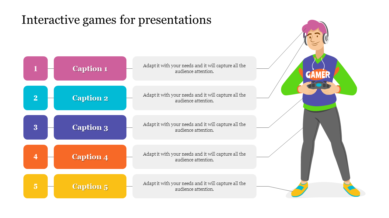Best Interactive Games For Presentations Slide Template